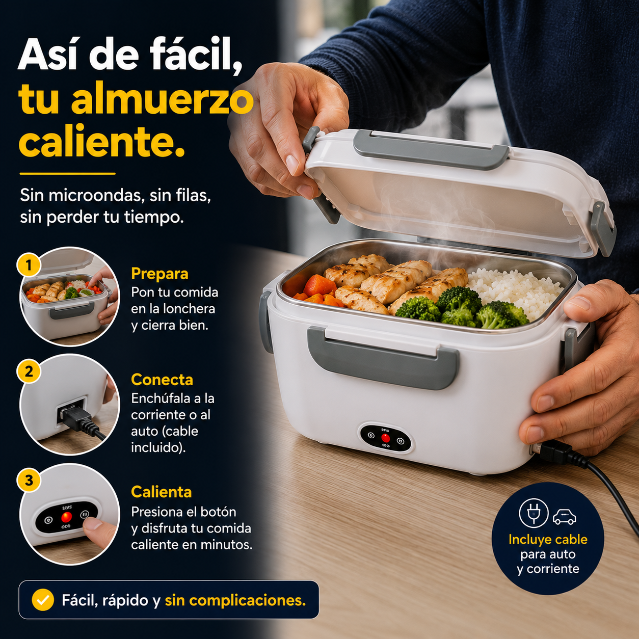 Lonchera Electrica Portatil 220v